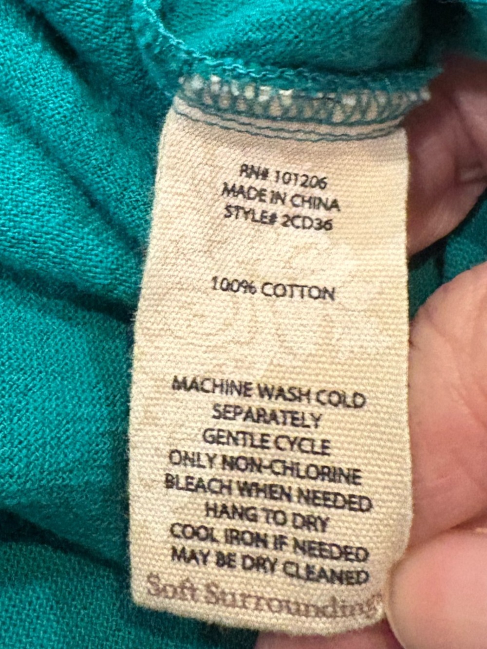 NWT Soft Surroundings Cotton Bar Harbor Gauze Top, XL - Picture 3 of 12